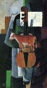 Kazimir Malevich Cow and Fiddle oil on canvas